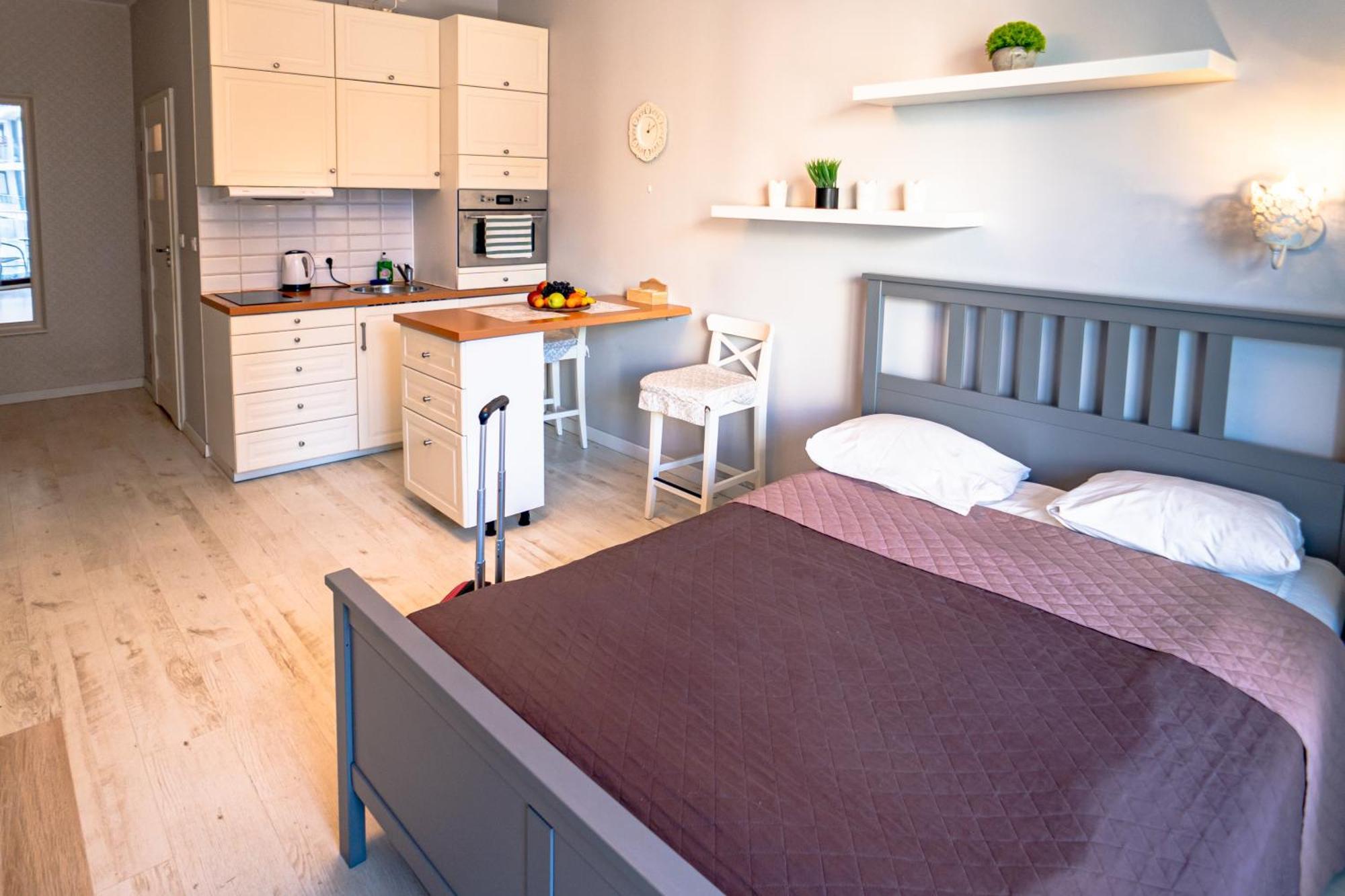Apartamenty Triton Park وارسو الغرفة الصورة