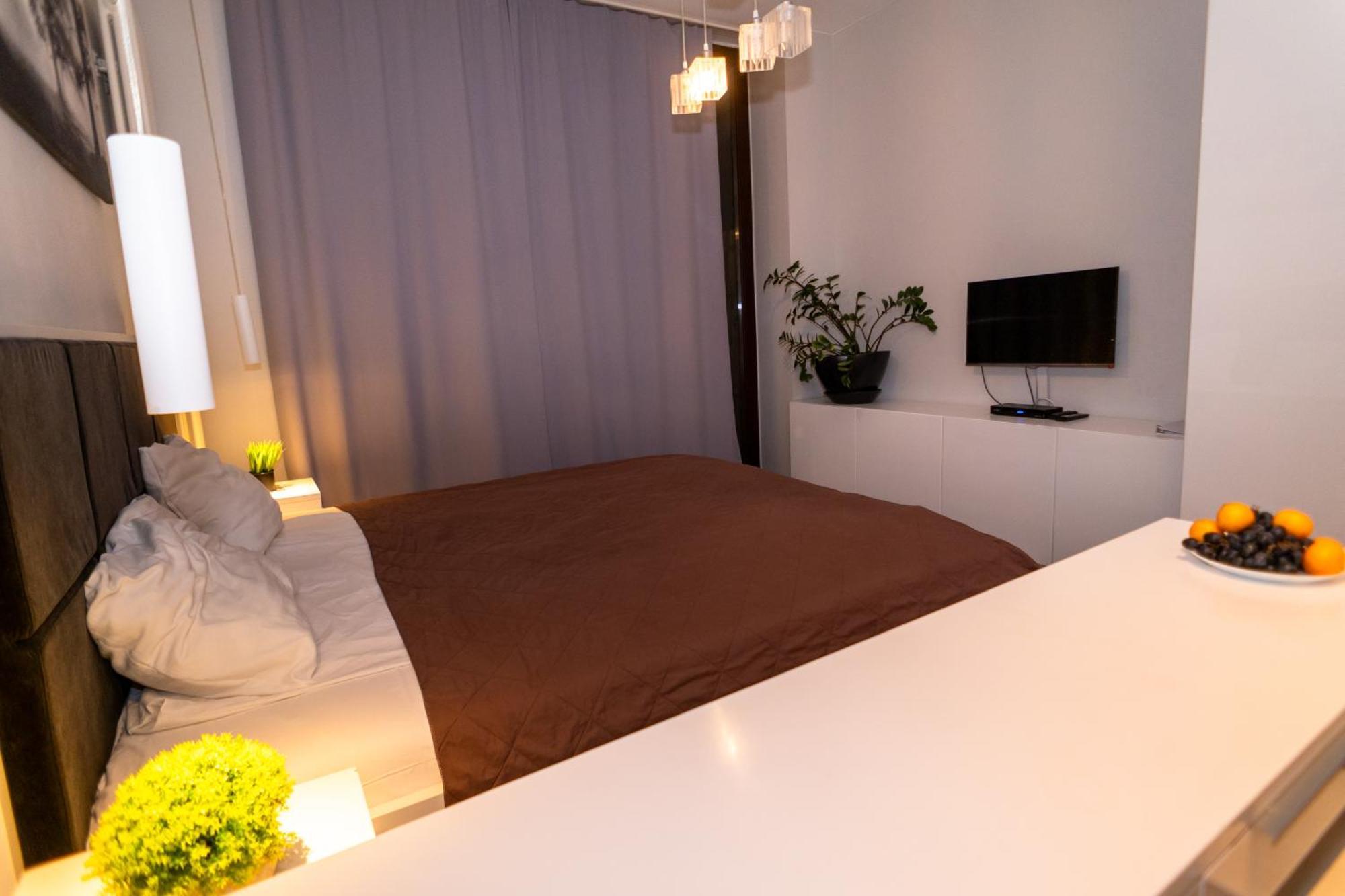 Apartamenty Triton Park وارسو الغرفة الصورة